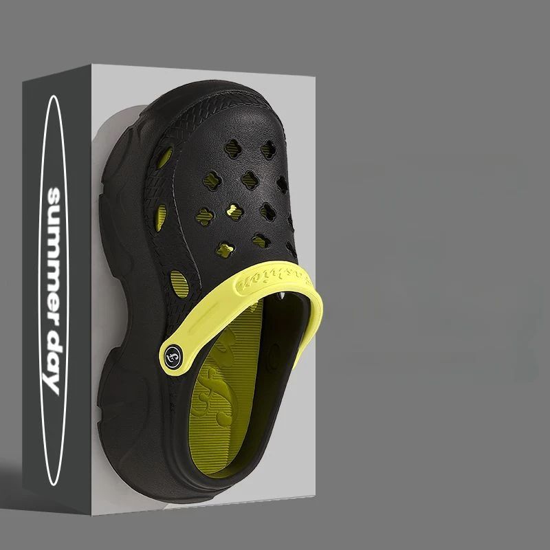 Chunky Platform Clogs Sandals Women 2025 Summer Soft Thick Bottom Beach Garden Shoes Woman Slide Non Slip Eva Wedge Slippers