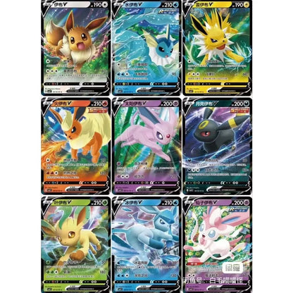 100% Original Pacote de Gemas Pokemon Vol3 Edição Cartas Anime Pokemon PTCG Bolsa de Gemas 2 Cartas Colecionáveis Brinquedo Presente de Aniversário Social