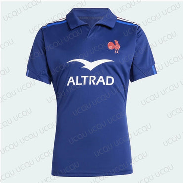 New Arrival France 24/25 Rugby Home Jersey Classical reproduction Polo Jersey Quick-Drying for Daily Training