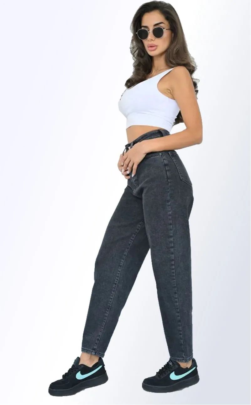 Women's High Waist Straight Leg Jeans Summer Breathable Loose Fit Versatile Comfortable Long Pants Commute Casual Style