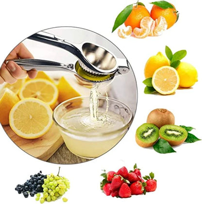 Stainless Steel Manual Juicer Processor Lemon Squeezer Orange Fruit Household Lemon Clip Fruit  Pressing Kitchen Accessories