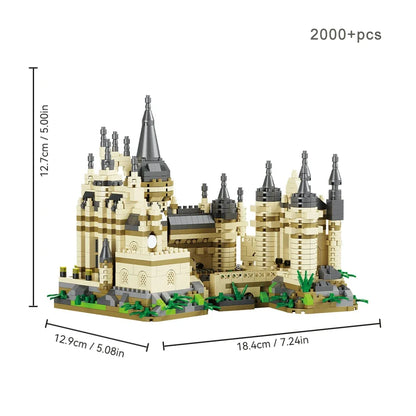 Magic Castle Arquitetura Medieval Conjunto de Construção Criativo Blocos de Montar Técnicos Kit MOC Presente Adultos Crianças Feriado
