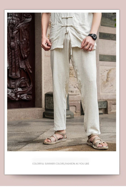 Summer Men's Straw Sandals Mens Casual Shoes Personality Wear-resistant Sandal for Men Outdoor Beach Flip-flop Size Plus 36-47