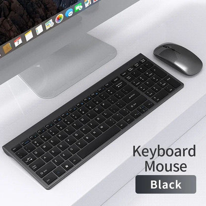 Wireless Keyboard Mouse Bluetooth 5.0 2.4G Combo Rechargeable Full Size Wireless Keyboard For Notebook Laptop Tablet iPad PC