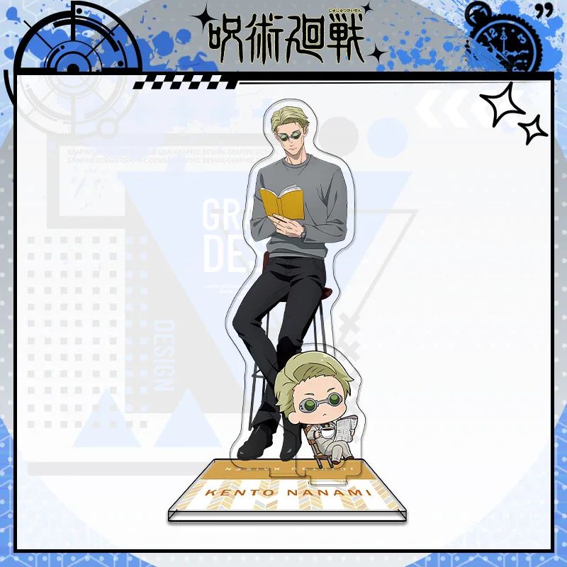Anime Jujutsu Kaisen Acrylic Stand Gojo Satoru Figures Miniatures Manga Figurines Garage Kits Model Toys GK Ornaments Decoration