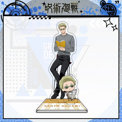 Anime Jujutsu Kaisen Acrylic Stand Gojo Satoru Figures Miniatures Manga Figurines Garage Kits Model Toys GK Ornaments Decoration