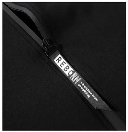 2025 New Autumn Men's Outdoor Jogging Casual Sport Pants + Sport Shirt Two-piece Set, Men's Daily Street Fashion Outfit