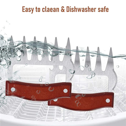 Outdoor Barbecue Fork Shredde Bear Claws Pull Shred Pork Meat Clamp Manual Roasting Fork Kitchen Tool Accessories BBQ Tools