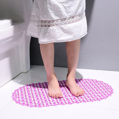 1PC Anti-slip shower pad with suction cup Massage Mat anti-fall children's foot pad PVC bathroom floor mat Bathroom accessories