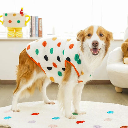 Roupa de Cachorro Quente Outono Inverno para Cães Pequenos Gatos Ao Ar Livre Macio Casaco de Lã Confortável Colete Traje para Cães de Médio Grande Porte
