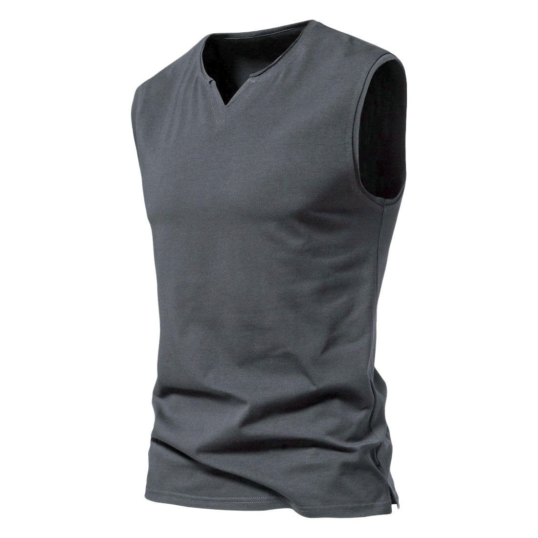 Men's Workout Tank Tops Athletic Training Gym Shirts Vest Cotton Sleeveless T-Shirt