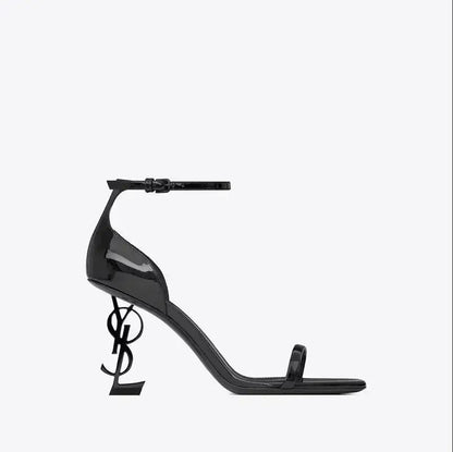 New High Heel Shoes Fashion Slip-on Women's High Heels Pumps Summer Solid Office and Career Sexy Pointed Toe Heeled Sandals