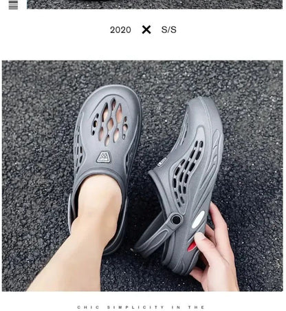 Outdoor Sandals for Men and Women Summer Clogs EVA Slippers Plus Size 47 48 49  Men Garden Shoes Beach Sandals Breathable Clogs
