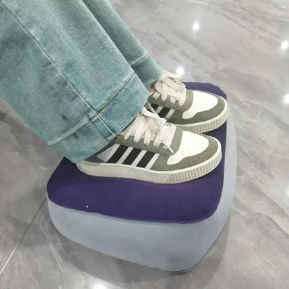 Inflatable Footrest Pillow PVC Foot Rest Air Pillow Cushion For Travel Office Home Leg Up Relaxing Feet Tools Under Desk