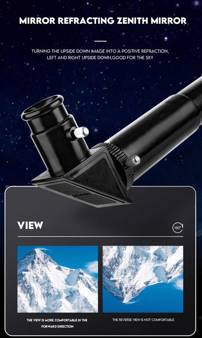 Telescópio Profissional Astronômico HD com Zoom 90X Poderoso Monocular de Longo Alcance Binóculos Espacial Portátil para Lua Presentes para Crianças