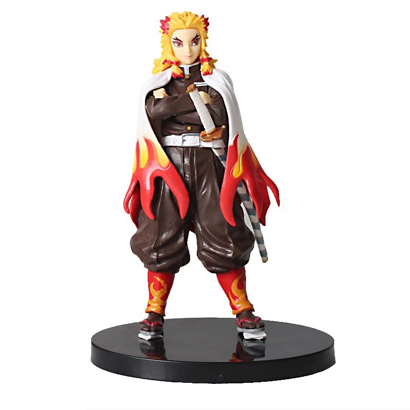Boneco de Anime Demon Slayer Kimetsu No Yaiba Tanjiro Nezuko Zenitsu Figurine Inosuke Guerreiro Bonecos de Ação Colecionáveis Brinquedo Modelo