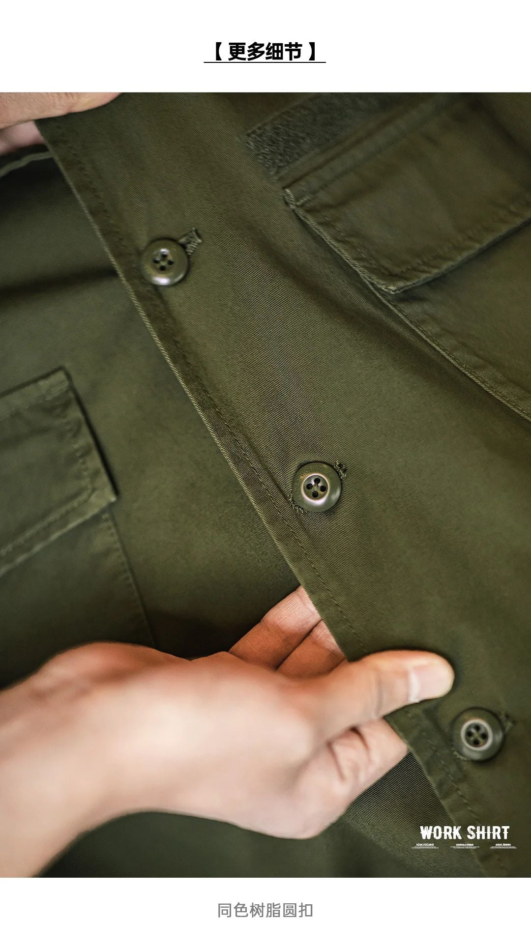 Maden Summer Vintage Four Pockets Short Sleeve Shirts for Men Cotton Green Loose Turn-down Collar Shirt Cargo Tops Male XL XXL