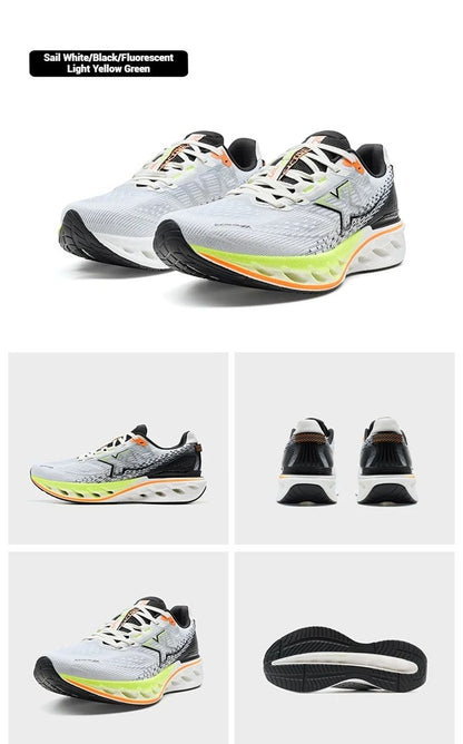 Xtep Reactive Coil 12.0 Running Shoes Male's 2025 Summer Elasticity Sports Shoes Rebound Cushioning Sneakers 975219110045