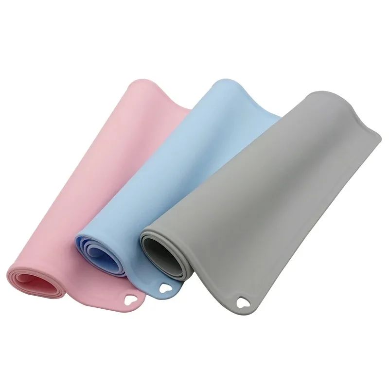 High Quality Waterproof Non-slip Pet Mat Dog Feeding Pad Easy To Clean Silicone Pet Food Mat, Table Mat, Large Placemat