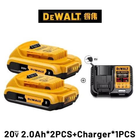 Bateria DEWALT 20V 6AH recarregável de íon de lítio carregador DCB118 Parafusadeira furadeira elétrica sem escovas DCD805 ferramenta elétrica