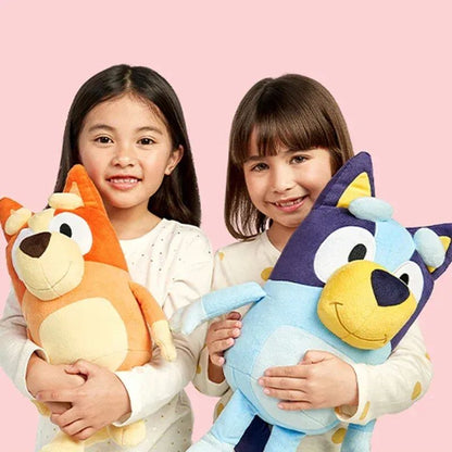 Boneco Moose Bluey Friends Anime Desenhos Bluey Bandit Chilli Bingo Família Brinquedo de Pelúcia Coleção Casa Boneca de Presente