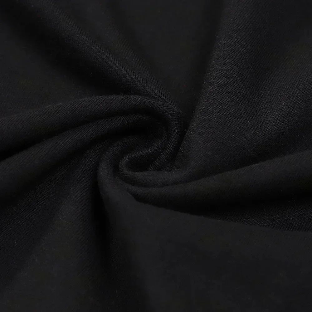 2025 Summer Men Clothes KPop Demon Hunters Saja Boys Soft  100% Pure Cotton Printed T-shirt Cool Cosplay Costume Oversize Y2k