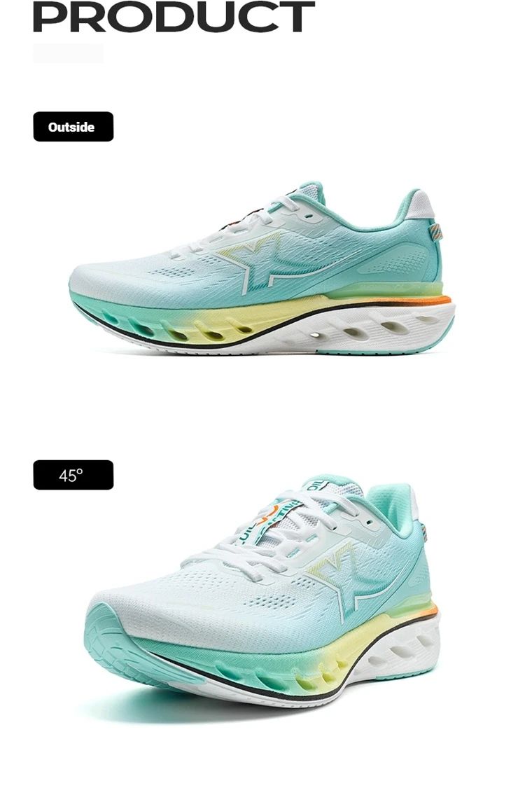 Xtep Reactive Coil 12.0 Running Shoes Male's 2025 Summer Elasticity Sports Shoes Rebound Cushioning Sneakers 975219110045