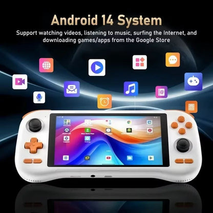 KINHANK K59 Android Handheld Console 6 128GB Memory 5.5-inch HD Screen Enjoy Dual-System Handheld Console Hall Joystick G99 Chip