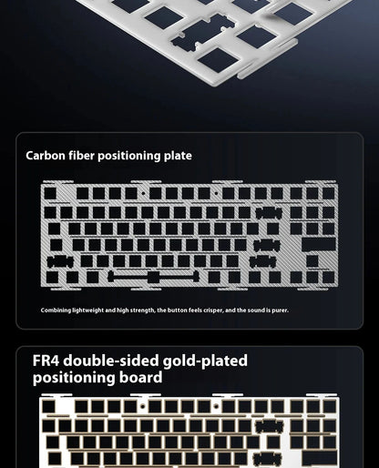 AULA F87 Pro V2 Wireless Gaming Mechanical Keyboard F87Pro V2 Bluetooth 2.4G Wired RGB Hotswap 8K Return 12000mAh Gamer Keyboard