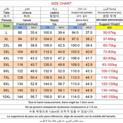Men Summer Sweatpants Plus Size 8XL 9XL 10XL High Elastic Gym Joggers Large Size Quick Drying Running Fitness Pants Men Clothing