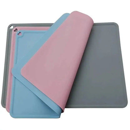 High Quality Waterproof Non-slip Pet Mat Dog Feeding Pad Easy To Clean Silicone Pet Food Mat, Table Mat, Large Placemat