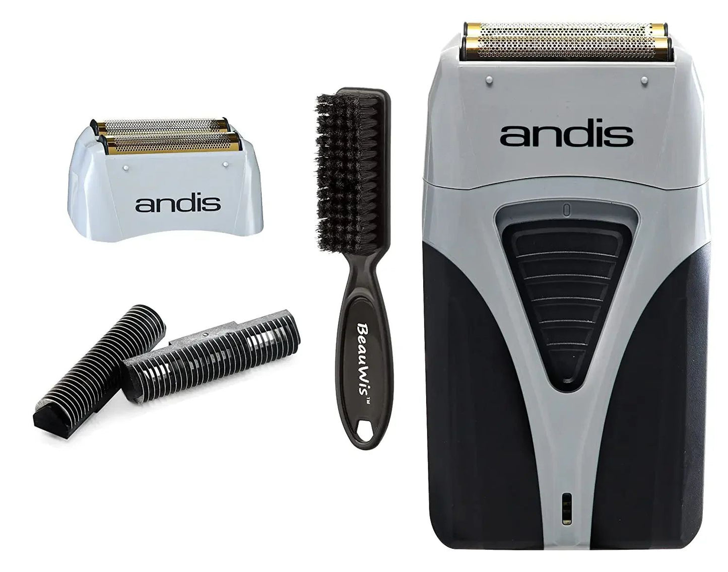 Andis Profoil Lithium Plus 17205 Barber Hair Cleaning Electric Shaver For Men Beard Stubble Razor Bald Shaving Machine charger