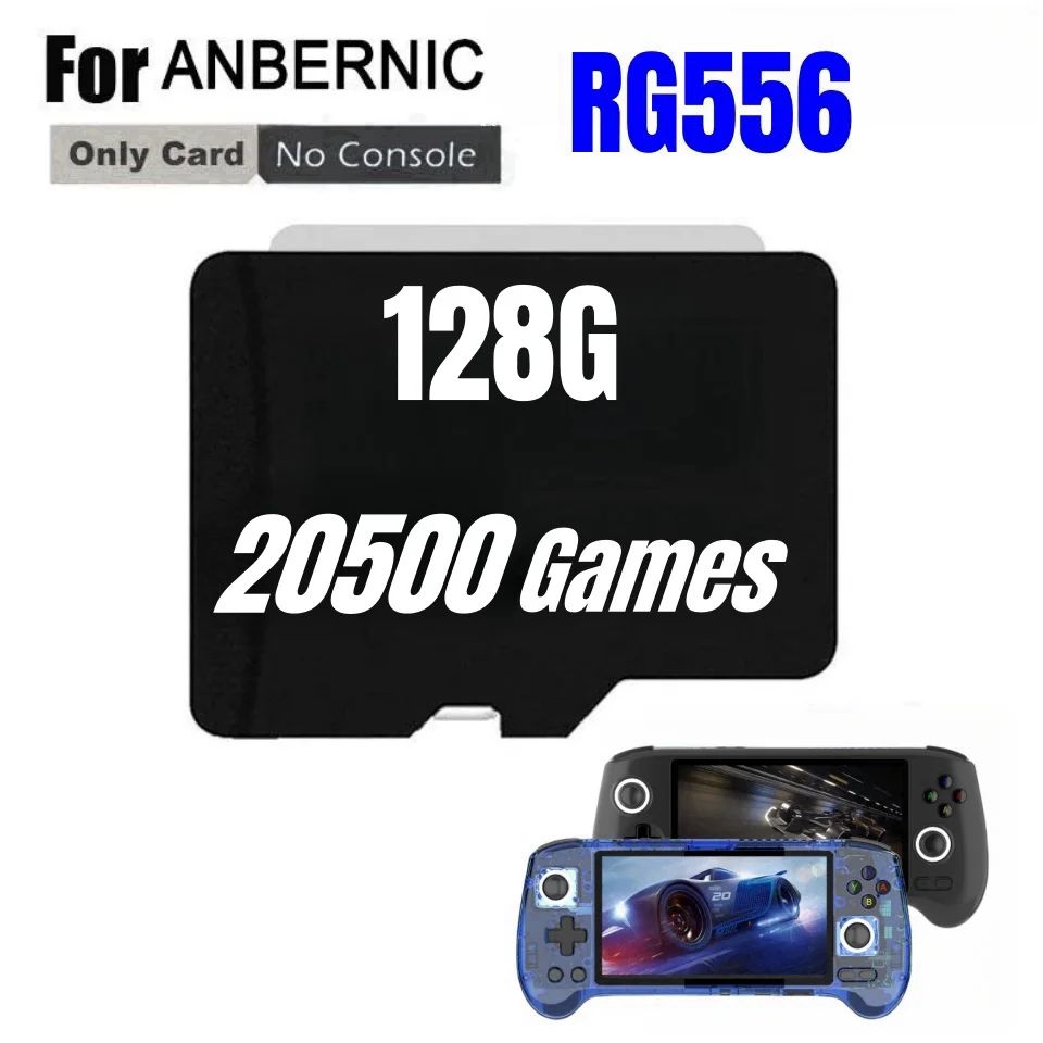 PARA ANBERNIC RG556 Console Portátil Cartão de Memória Cartão SD Cartão TF 61000 Jogos 128G 512G 256G PSP PS2 Micro SD Jogos PSP