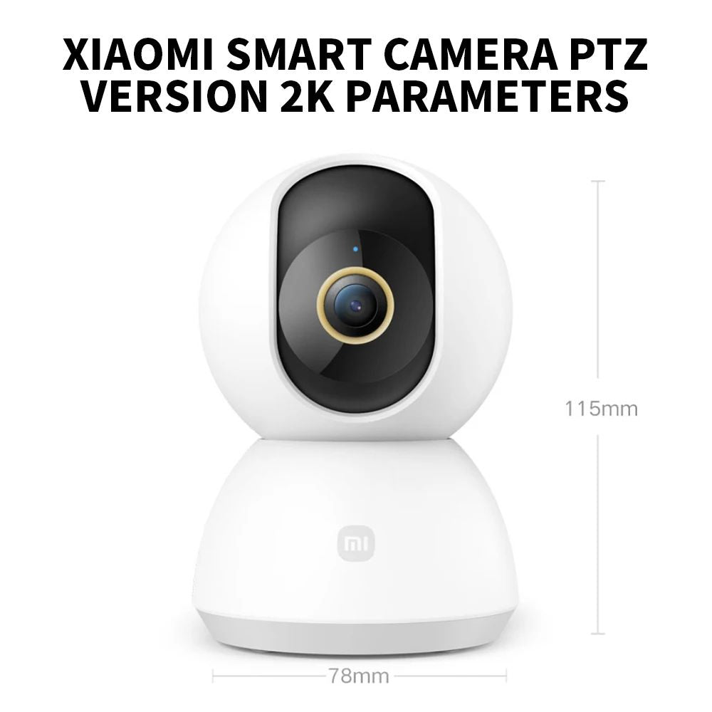 Xiaomi 360° Smart Home Security Camera Mi PTZ 2K Webcam 1296P 3 Megapixel AI Human Detection Night Vision Webcam Chinese Version