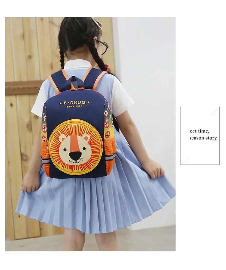 Mochila escolar de jardim de infância para meninos, desenho animado fofo de dinossauro, para estudantes, bebês de 2 a 5 anos, mochila de menina, mochila Homem-Aranha