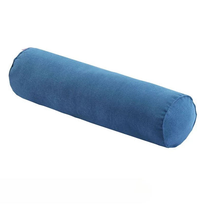 1pc Cylindrical Pillow Solid Color Velvet Bedhead Neck and Waist Pillow Sofa Cushion Beauty Shop Footrest Almohada Cilíndrica
