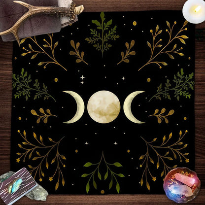 Tree Of Life Tarot Tablecloth Altar Cloth Pagan Spiritual Pendulum Witchcraft Astrology Oracle Card Pads Room Home Decor