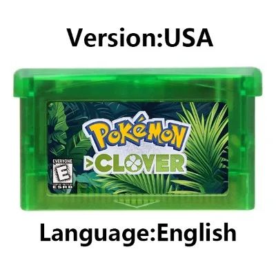 Cartucho de Jogo GBA Console de Videogame 32 Bits Card da Série Pokemon Crown Clover Unbound Quetzal Glazed Gaia Emerald Legacy
