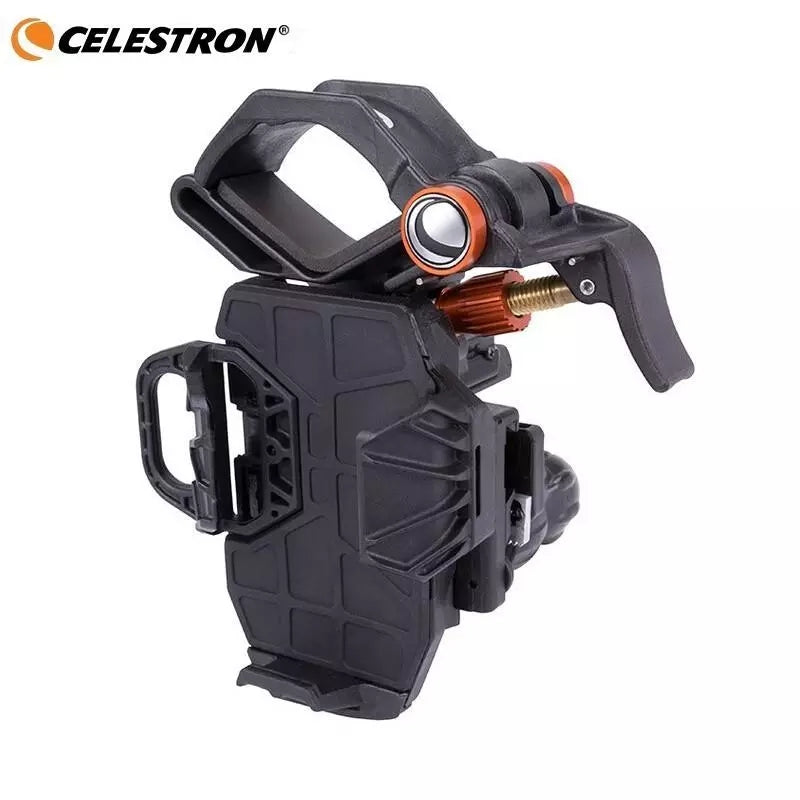 Adaptador universal para smartphone Celestron NexYZ de 3 eixos adequado para telescópios astronômicos, binóculos, microscópios e miras.