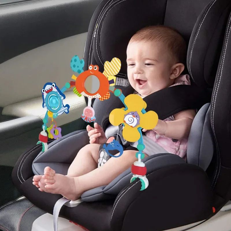Baby Stroller Arch Toy Bouncer Toy Pram Activity Arch Toys Fine Motor Skills Toys Sensory Development Arch Baby Car Seat Toys