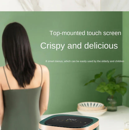 220V AUX Air Fryer and Oven Combo: Multifunctional, Fully Automatic, No Oil Technology, Easy-to-clean DD