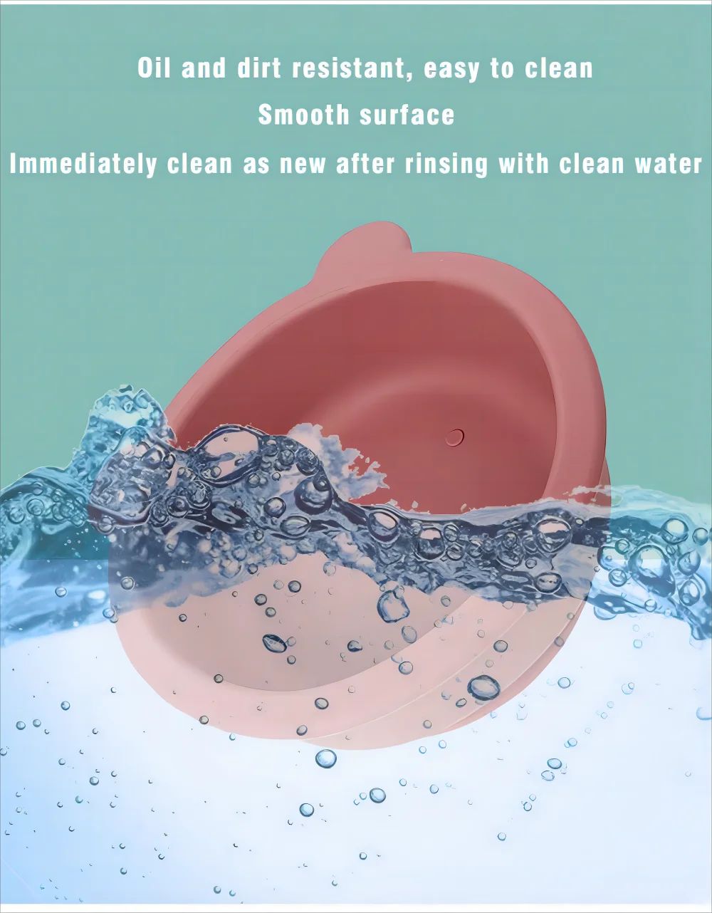 3pcs Baby Silicone Bowl Suction Cup Bowl Children's Tableware Complementary Bowl Children's Dinner Plate Silicone Tableware