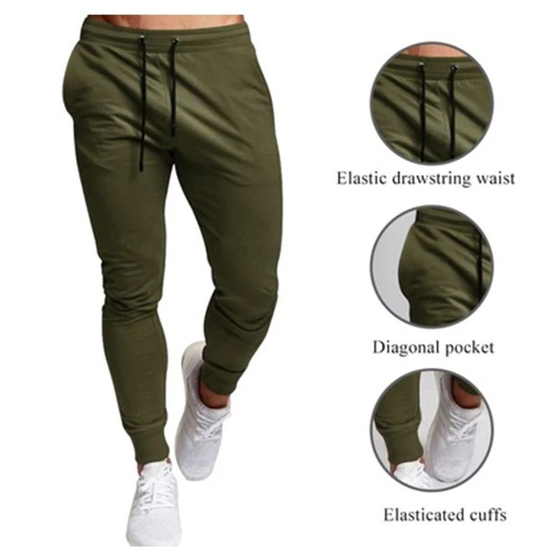 Calça Casual Masculina Moletom Jogger Tamanho Grande Cintura Elástica Esportiva Casual Calças Soltas Roupas Fitness Primavera Seção Fina