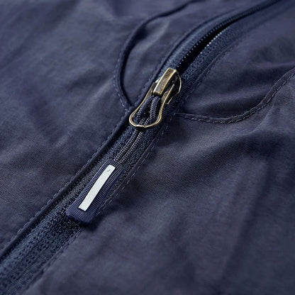 Colete Masculino de Pesca Casual Acolchoado Confortável para o Outono e Primavera, Cor Sólida, Sem Mangas, Para Homens, Corta-Vento
