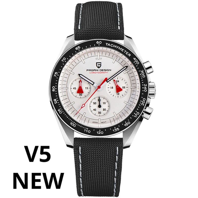 2025 New PAGANI DESIGN Mens Watches Top Brand Luxury Automatic Quartz Chronograph Waterproof Sport Stainless Steel Clock Relogio