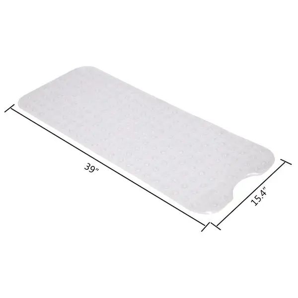 Tapete de Banho Antiderrapante para Banheiro 99*39cm Transparente
