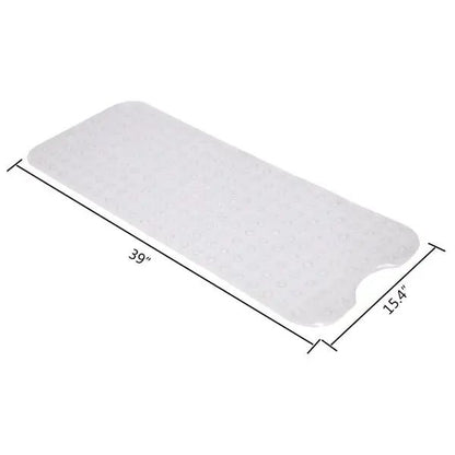 Tapete de Banho Antiderrapante para Banheiro 99*39cm Transparente