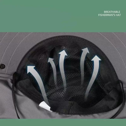 Outdoor UV Protection Bucket Hat – Sun Hat with Neck Flap for Hiking, Fishing & Camping