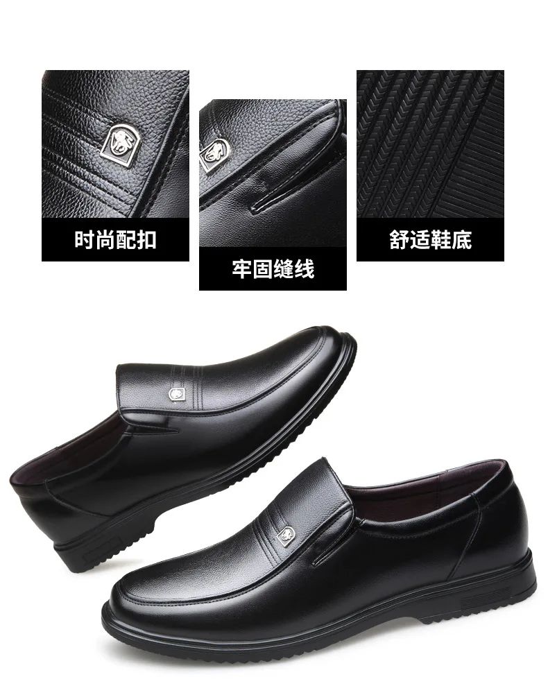 Genuine Leather Handmade Shoes Men Loafers Slip On Business Casual Shoes Classic Soft Leather Hombre Breathable Men Shoes Flat