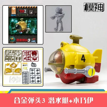 Em estoque Modelo de Montagem Xin Shi Metal Slug X 2 Sv-001 Sv001 Slugflyer Nop-03 Landseek T-2b Brinquedos de Bonecos de Ação